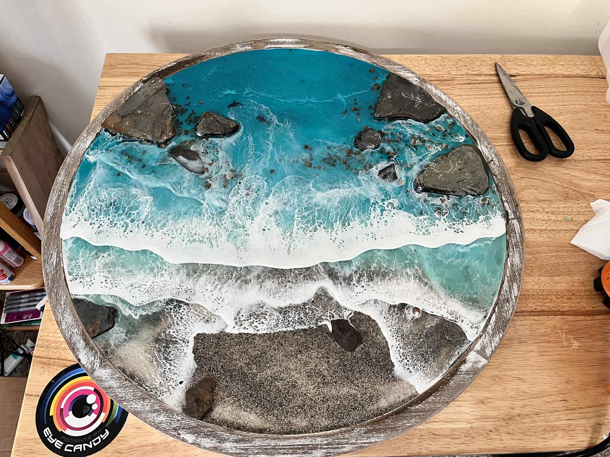 Resin ocean piece 9